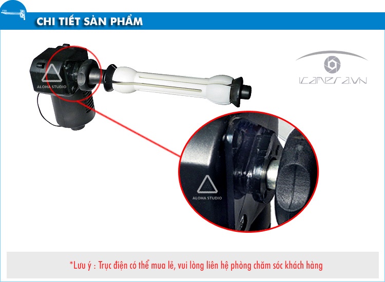 Trục cuốn phông điều khiển từ xa NG-2RE (loại 2 phông)