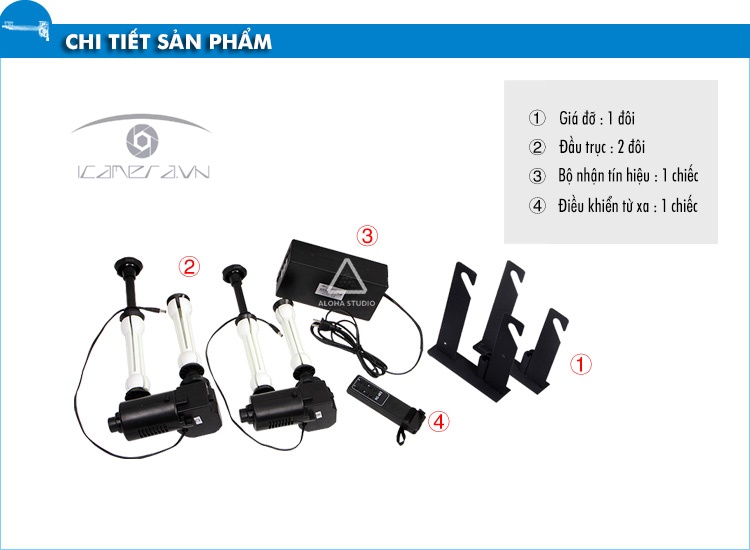 Trục cuốn phông điều khiển từ xa NG-2RE (loại 2 phông)