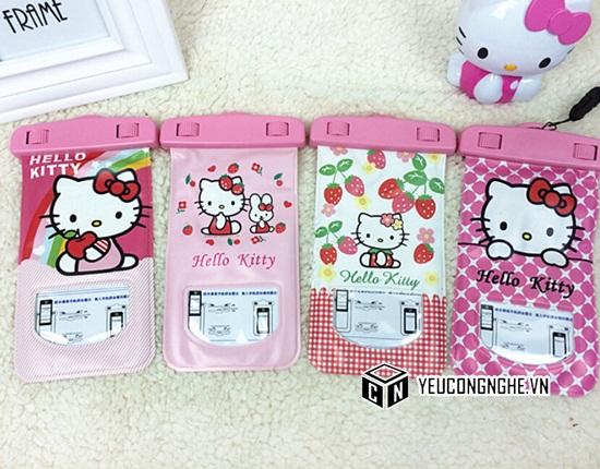 Bao chống nước iPhone 6 Plus waterproof bag cho điện thoại smartphone hoạt hình