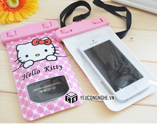 Bao chống nước iPhone 6 Plus waterproof bag cho điện thoại smartphone hoạt hình