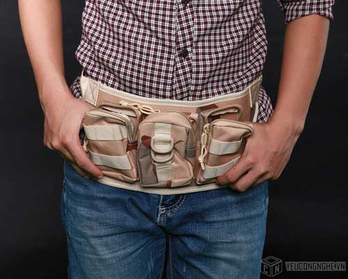 Túi đeo hông đựng dụng cụ 4 ngăn Waist Belt Bag WB-301