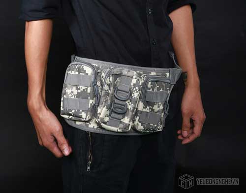 Túi đeo hông đựng dụng cụ 4 ngăn Waist Belt Bag WB-301