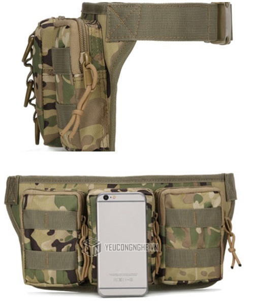 Túi đeo hông đựng dụng cụ 4 ngăn Waist Belt Bag WB-301