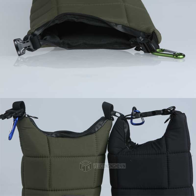 Túi đựng lens chống va đập chất liệu phao Jeno cỡ trung