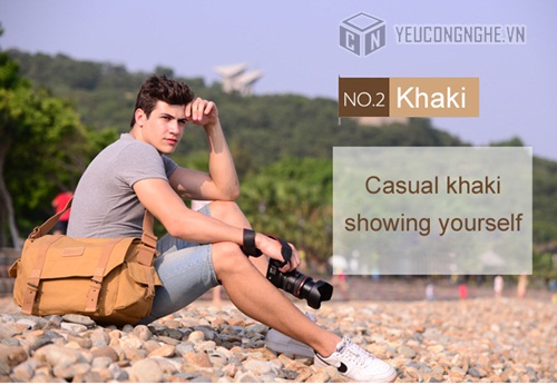 Túi máy ảnh DSLR đeo vai Camera bag Caden F1 chính hãng