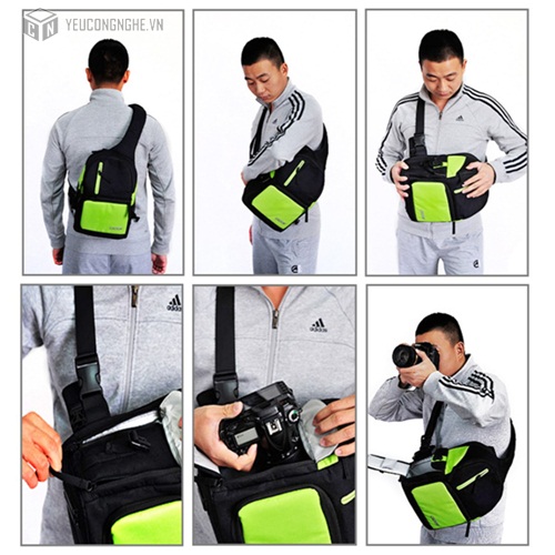 Túi máy ảnh đeo chéo Caden D5 giá rẻ