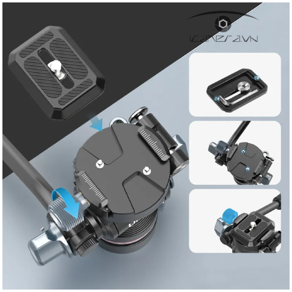 Củ dầu Ulanzi U-190 Pro Ball Head