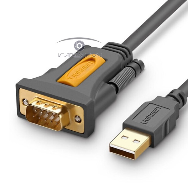 Cáp USB to Com RS232 DB9 chính hãng Ugreen 20211 dài 1.5m