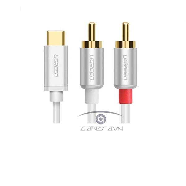 Cáp USB Type C 3.1 to RCA 0,5M Chính Hãng Ugreen 30733