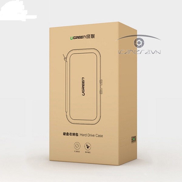 Ugreen 50274- Hộp đựng đa năng ổ cứng gắn ngoài 2,5 inch, các phụ kiện dây cáp sạc