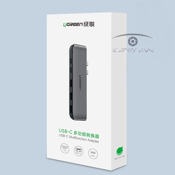 Cáp chuyển đa năng USB Type C to HDMI, USB 3.0, hỗ trợ sạc PD Ugreen 50963 chính hãng