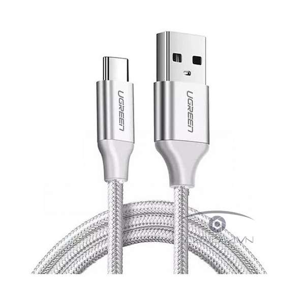 Cáp USB Type C to USB 2.0 Ugreen 60133 dài 2m bện nylon cao cấp
