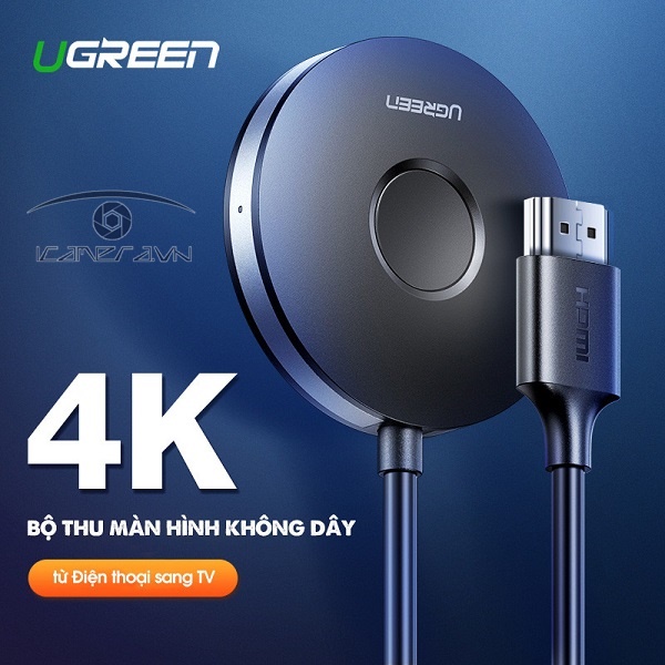 HDMI không dây Ugreen 60356 WIFI 2.4G/5G 4K