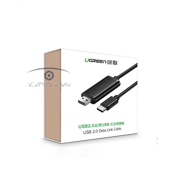 Cáp truyền dữ liệu USB 2.0 to USB Type C Ugreen 70420 dài 2m chính hãng