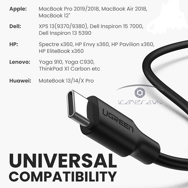 Cáp USB Type C to SATA đọc ổ cứng 2.5inch chính hãng Ugreen 70610