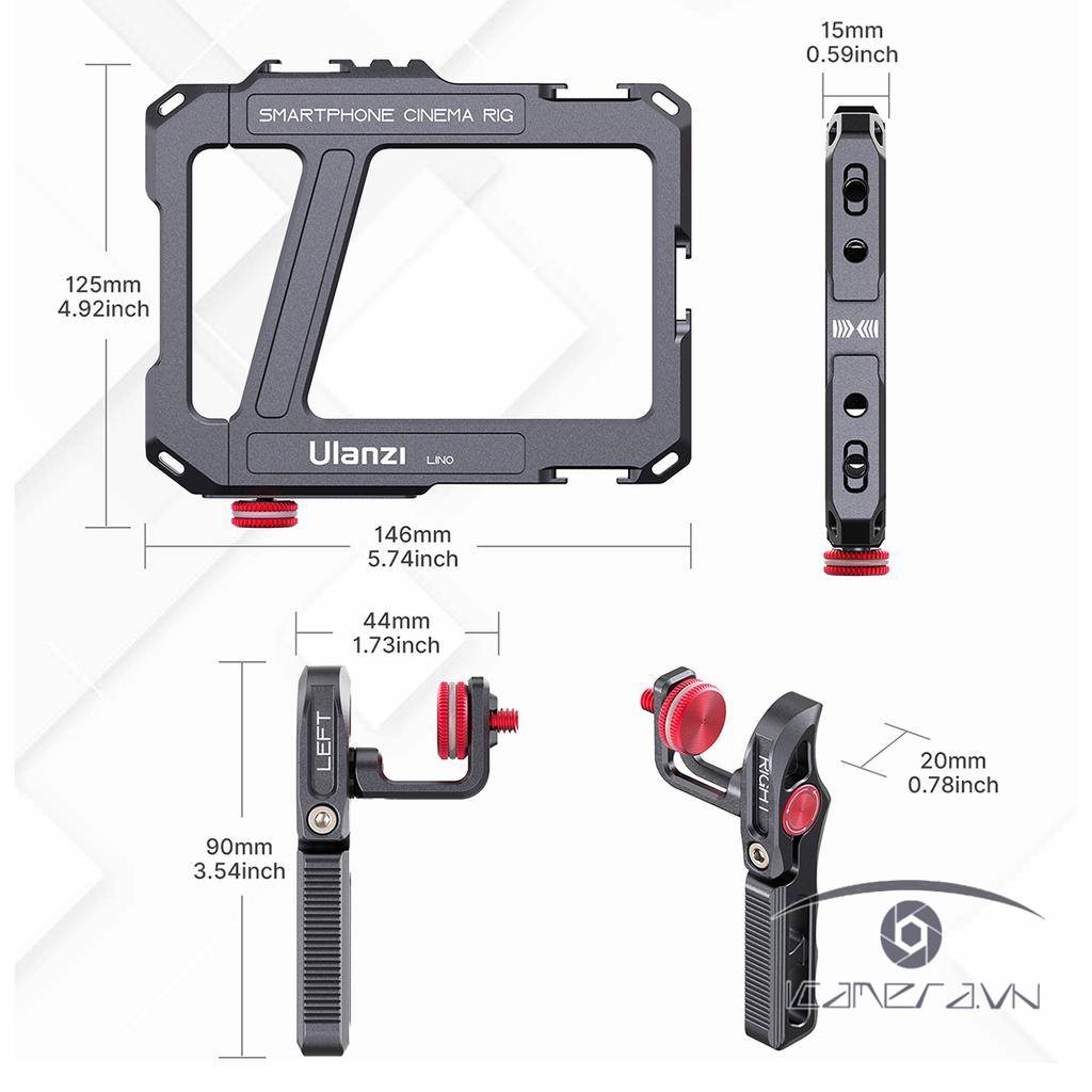 Khung Ulanzi Lino dành cho iPhone X/ iP11/ iP12/ iP13
