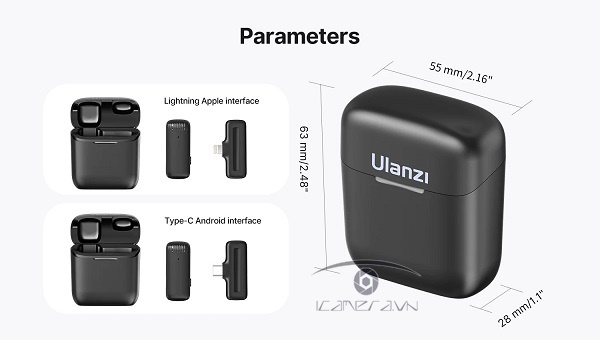 Ulanzi J11 - Micro không dây dành cho Điện Thoại