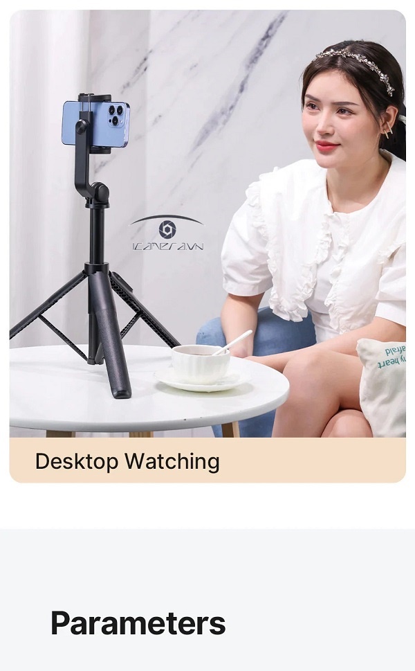 ULANZI SK-03 - Chân Tripod Kèm Remote Bluetooth Dành Cho Điện Thoại