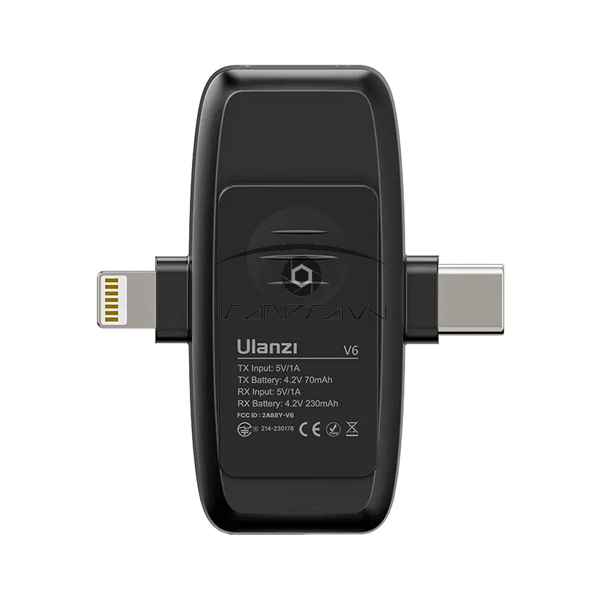 Micro cài áo không dây 3 trong 1 Ulanzi V6