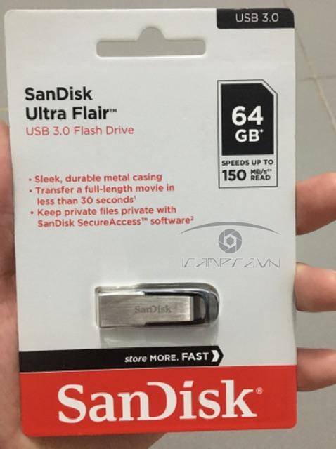 USB 64GB SanDisk Ultra Flair CZ73 USB 3.0 Flash Drive