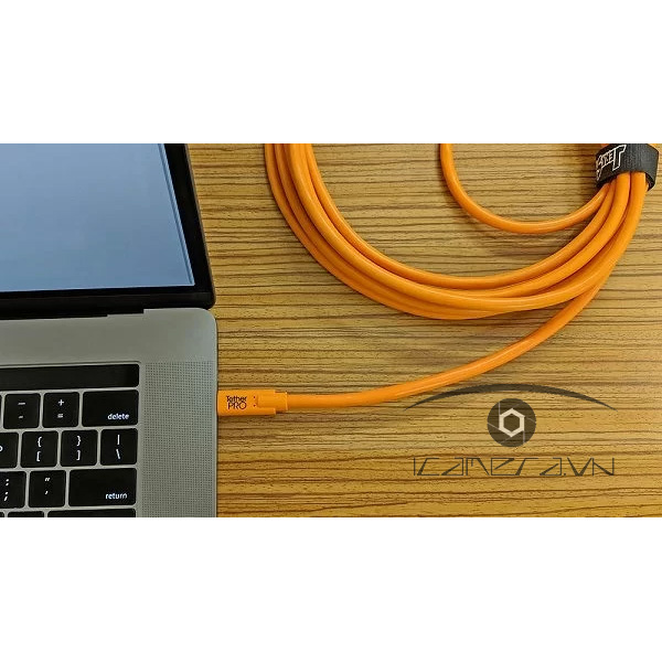 Dây Tether Tools - TetherPro USB C to USB C - Dài 4.6m - Màu Cam