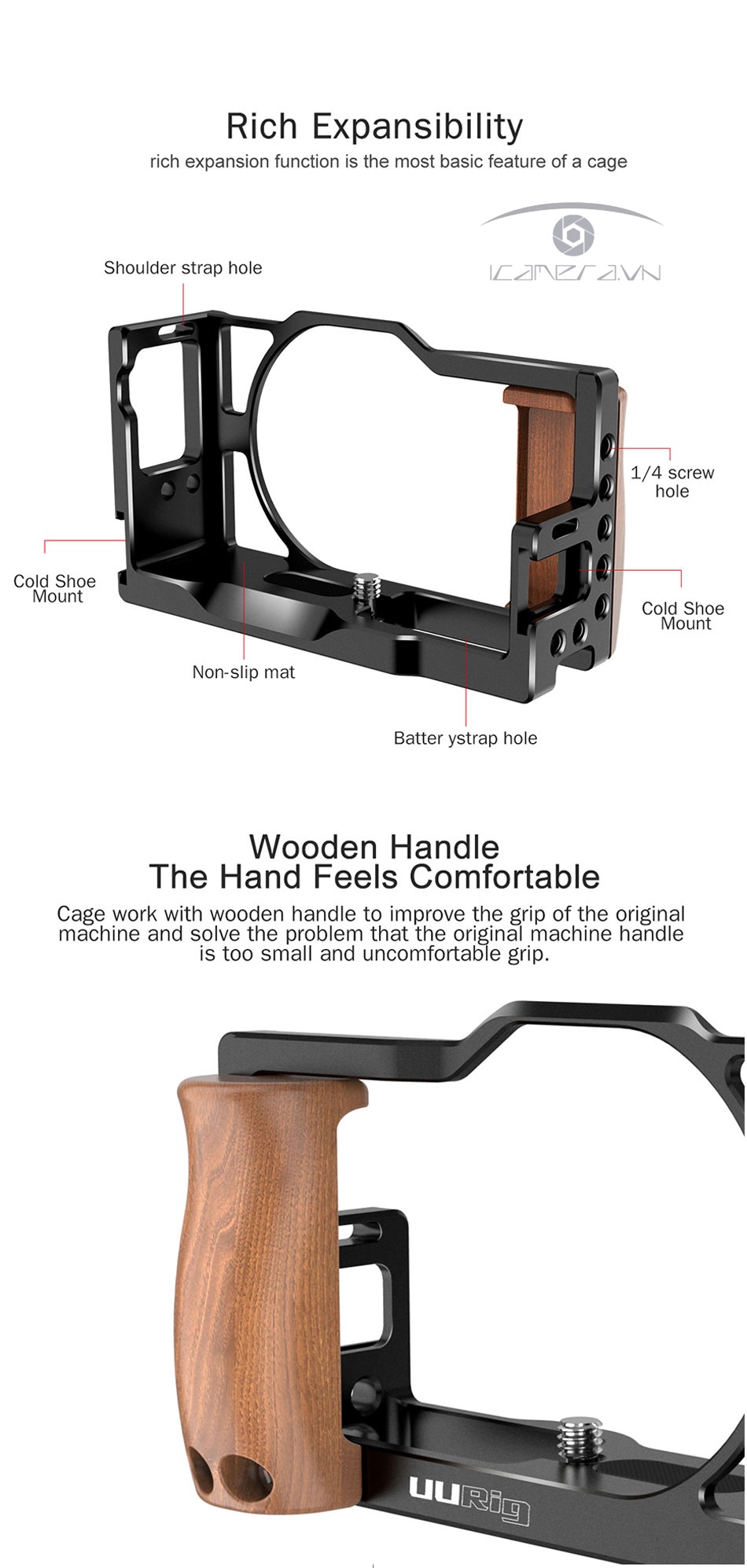 Khung bảo vệ máy UUrig C-G7X mark III Metal Cage