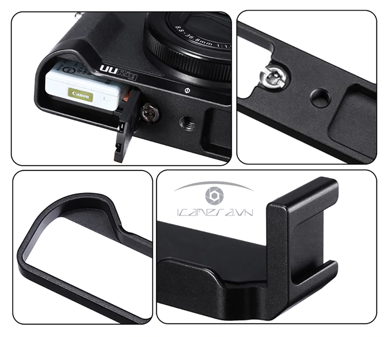 Giá đỡ mở rộng chữ L cho Canon G7X Mark III - UUrig R016