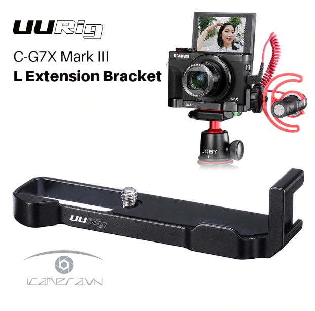 Giá đỡ mở rộng chữ L cho Canon G7X Mark III - UUrig R016