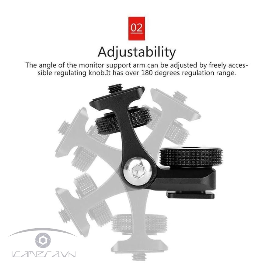 Gá gài thiết bị gắn đế hotshoe máy ảnh UUrig R007 Ulanzi