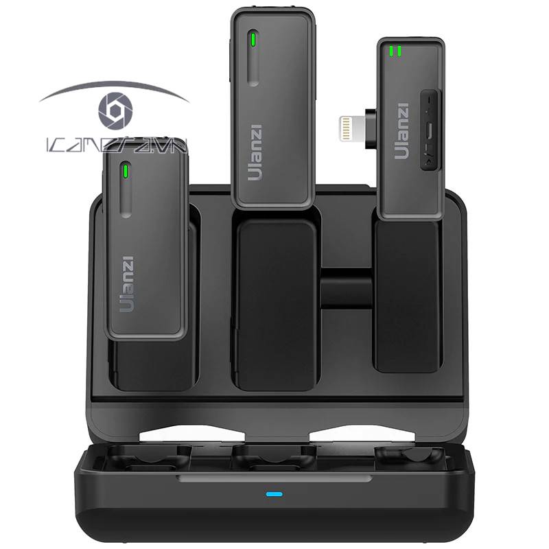 Mic thu âm Ulanzi 2.4GHz cho iPhone/iPad UW-MIC 10P/20P