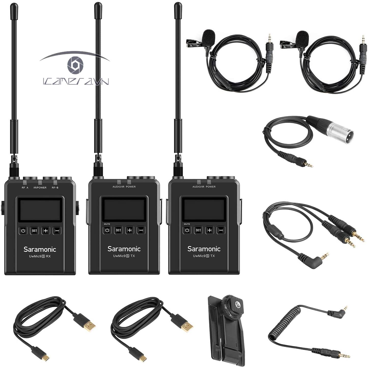 Mic thu âm Saramonic Uwmic9S Kit2