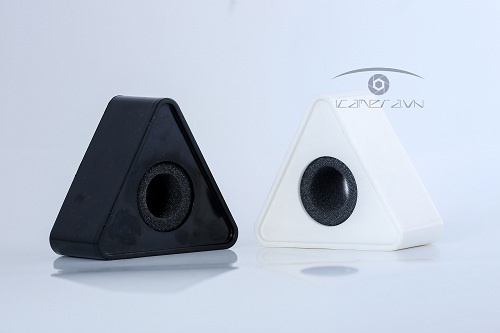 Logo cho mic phỏng vấn truyền hình nhựa tam giác