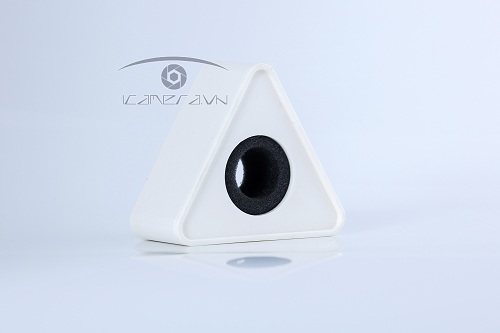 Logo cho mic phỏng vấn truyền hình nhựa tam giác