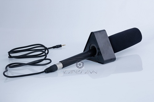 Logo cho mic phỏng vấn truyền hình nhựa tam giác