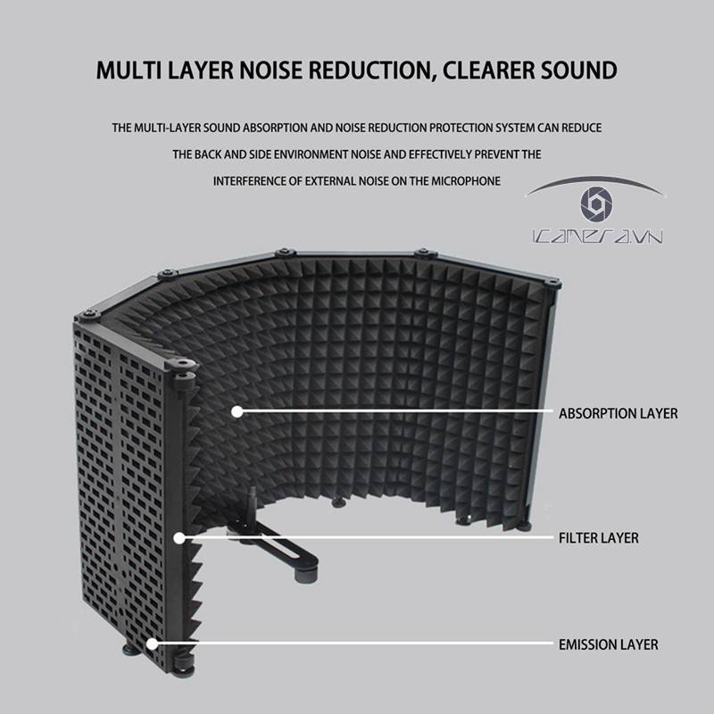 Vách tiêu âm 5 cạnh di động giá rẻ