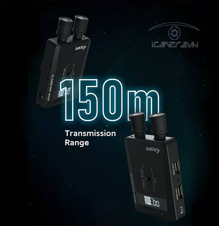 Bộ thu phát video không dây Vaxis Atom 600 HDMI Kit (TX*1 RX*1)