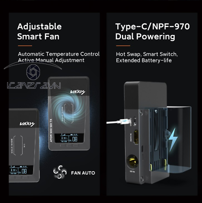 Thiết bị truyền hình ảnh không dây Vaxis Atom 500 SDI Basic Kit (TX*1 RX*1)