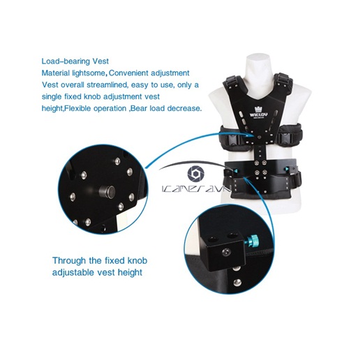 Thiết bị trợ lực máy quay áo giáp, tay trợ lực Vest Arm Steadicam chính hãng Wieldy HD-2600