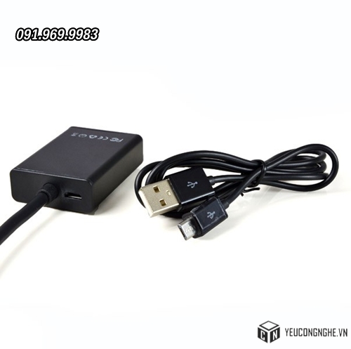 Bộ cáp chuyển đổi tín hiệu từ cổng VGA audio ra đầu HDMI