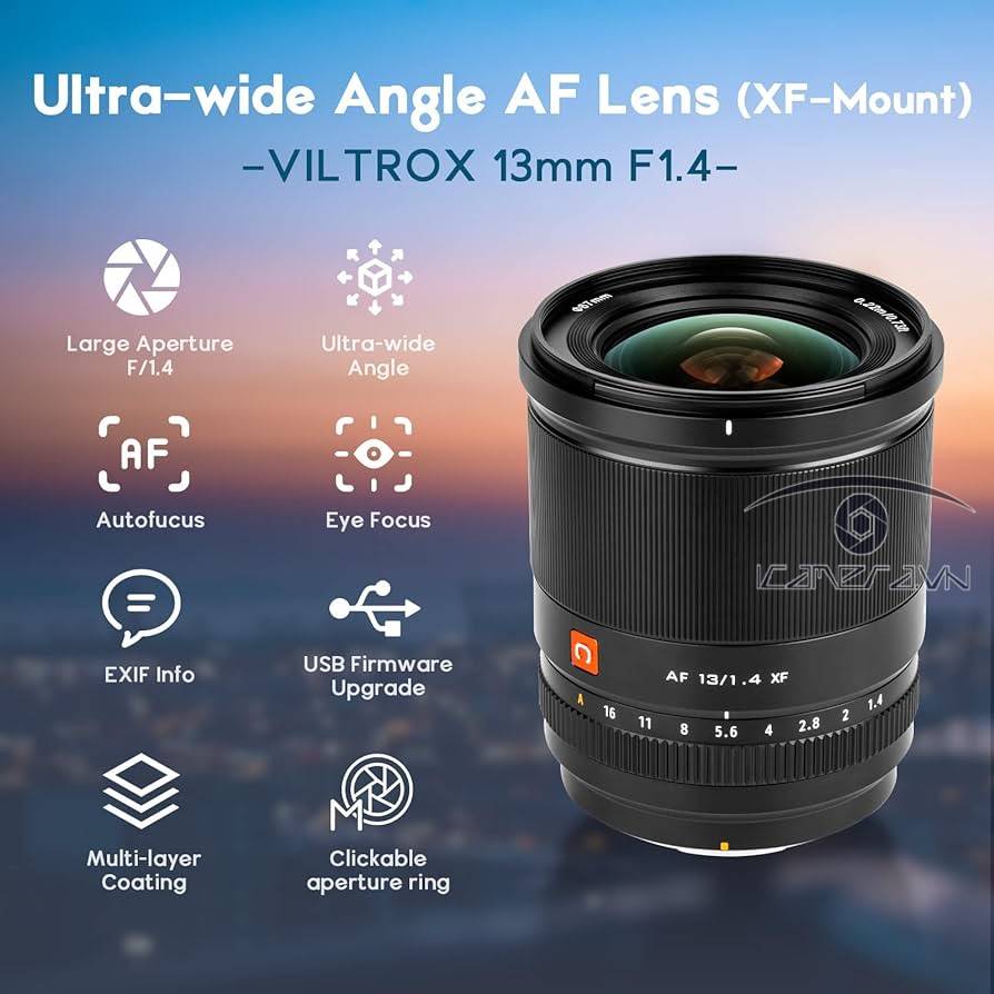 Ống kính Viltrox AF 13mm f/1.4 XF for Fujifilm