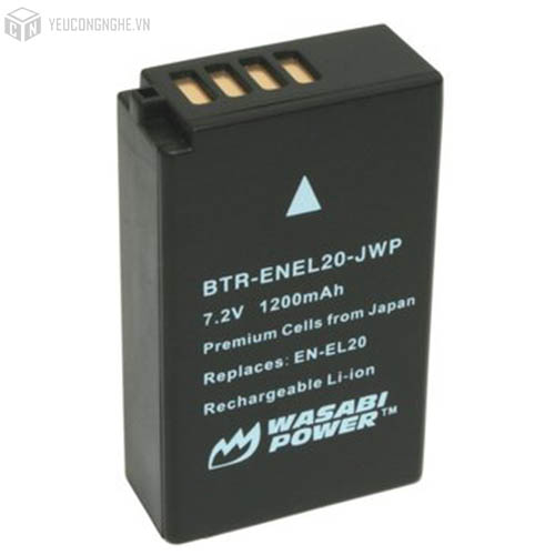 Pin cho máy ảnh Nikon EN-EL20 Wasabi