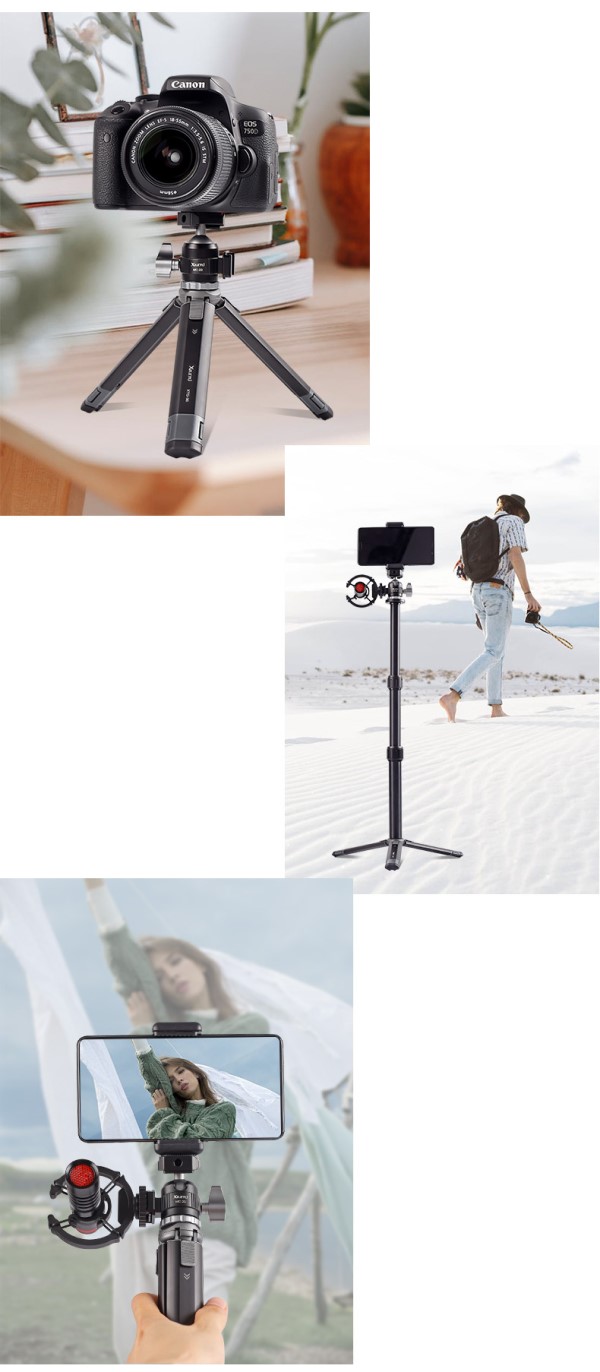 Chân Tripod cho máy ảnh XILETU XTD-20 và MC-22