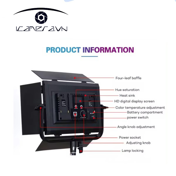 Đèn Led RGB đổi màu YB-500C