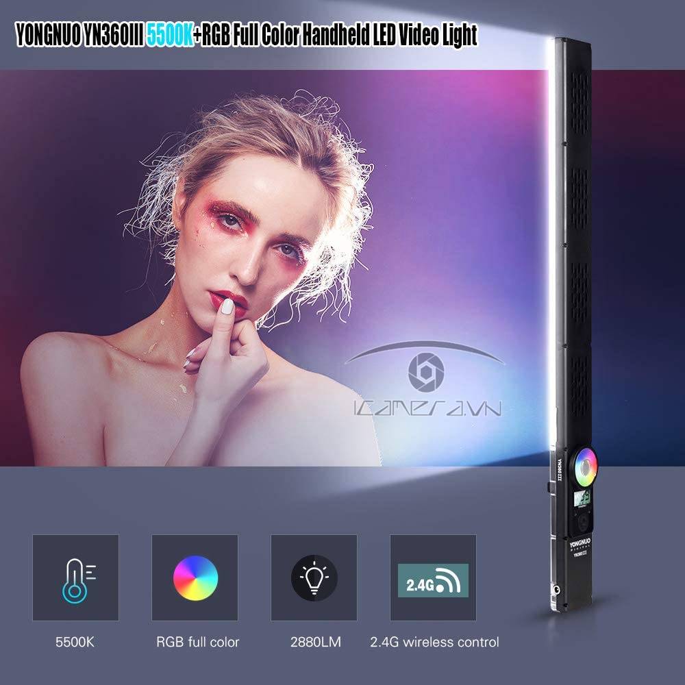 Đèn LED Yongnuo YN-360 III Pro 3200-5600K