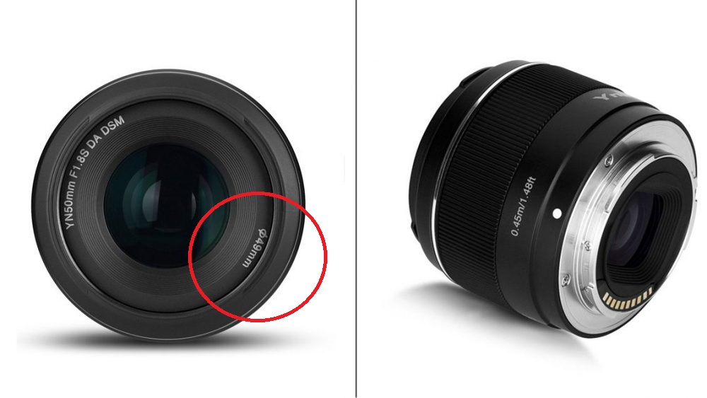 Nắp lens ống kính Sony 49mm