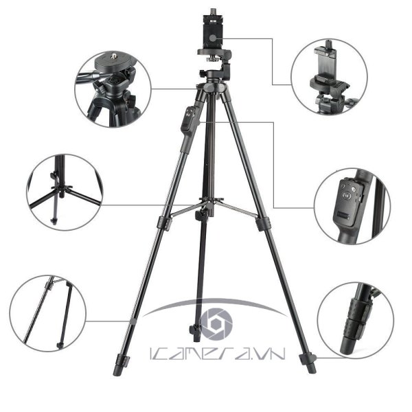 chan may tripod yunteng vct 5208 gia re ha noi