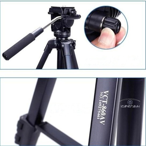 Chân máy quay camera tripod chất lượng cao Yunteng VCT-860RM