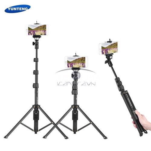 Gậy chụp ảnh selfie kiêm tripod Yunteng VCT-1388 cho smartphone máy ảnh