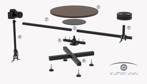 Trạm camera quay xung quanh 360 độ