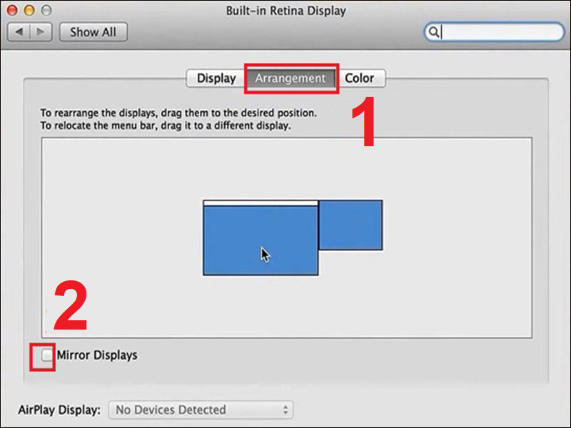 Cách kết nối MacBook với máy chiếu không dây & có dây